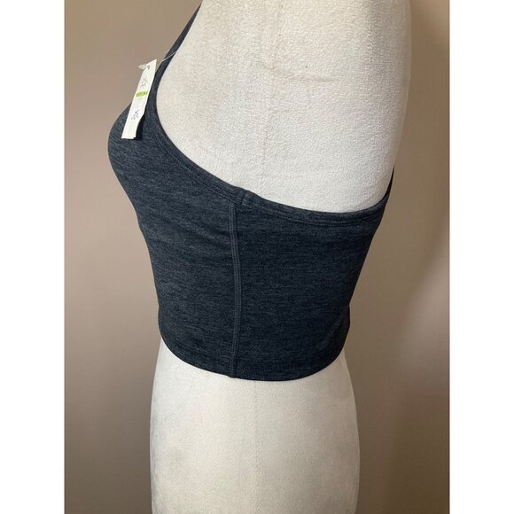NWT Offline By Aerie The Hugger Longline Racerback Charcoal Sports Bra   Size Sm - Picture 3 of 12